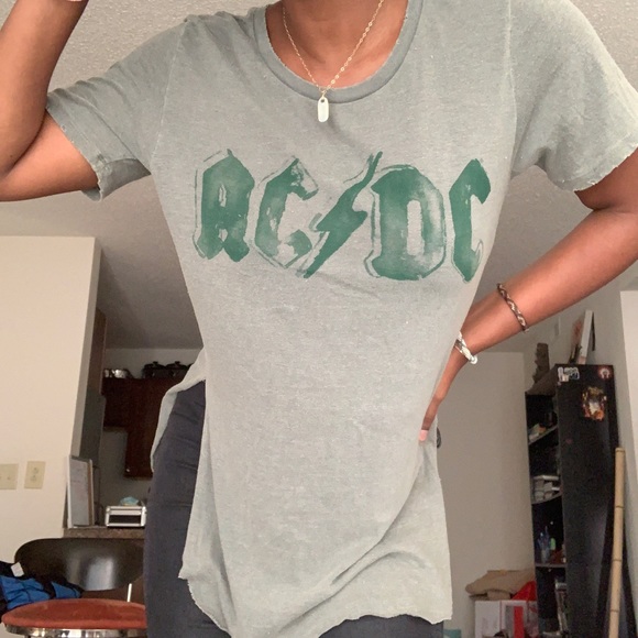 ❌SOLD❌Junk Food AC/DC Green T-shirt Size Small - Picture 2 of 12